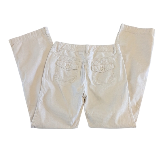FINAL DAYS $5 J. Crew Factory Low Fit Cream Pants Size 2 CLOSET CLOSING - Picture 4 of 9